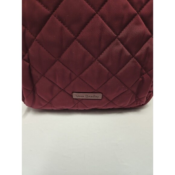 NWT $110 Vera Bradley Ultralight Quilted Backpack Raisin Color Burgundy main image 8